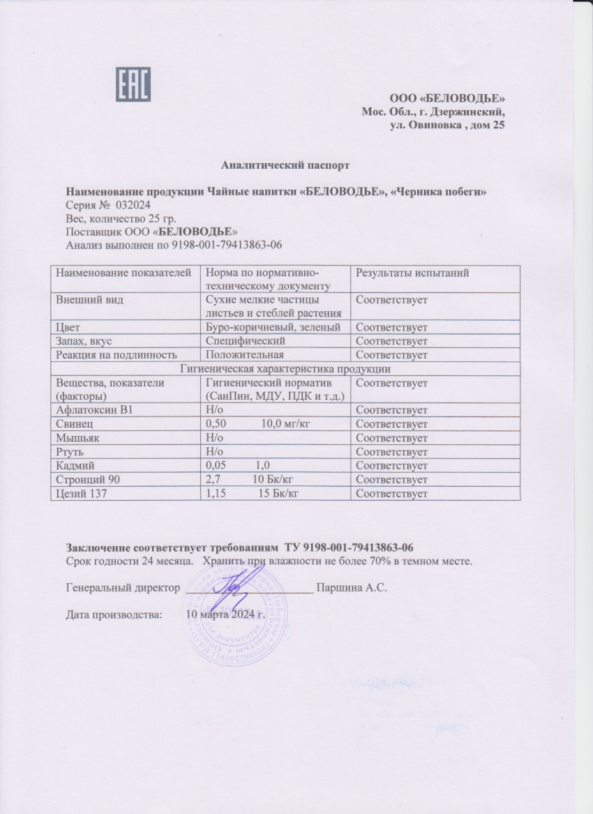 Паспорт №032024